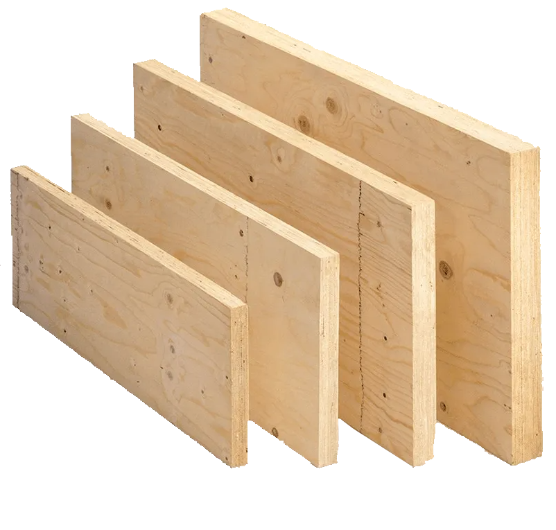 Panneau de contreplaqué de niveau F8 LVL, bois d'échafaudage pour noyau de porte